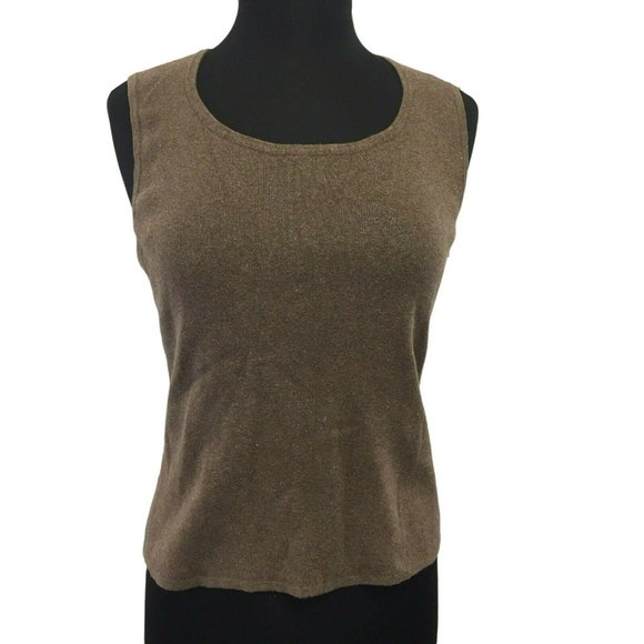 LOT 2 Kathie Lee M Brown Mercer Street Studio Womens Pullover Tank Top - Picture 2 of 12
